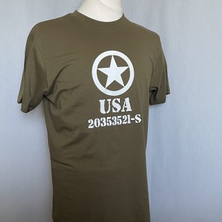 T-Shirt "US Star" Kaki
