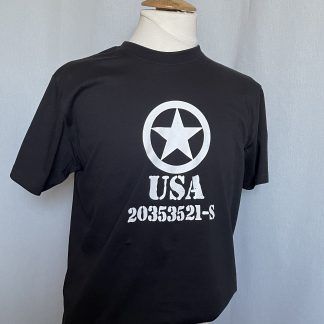 T-Shirt "US Star" noir